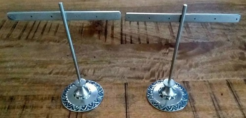 New Silver Earring Holder Antique Style Earring Tree Earring Stand Set of Two 2