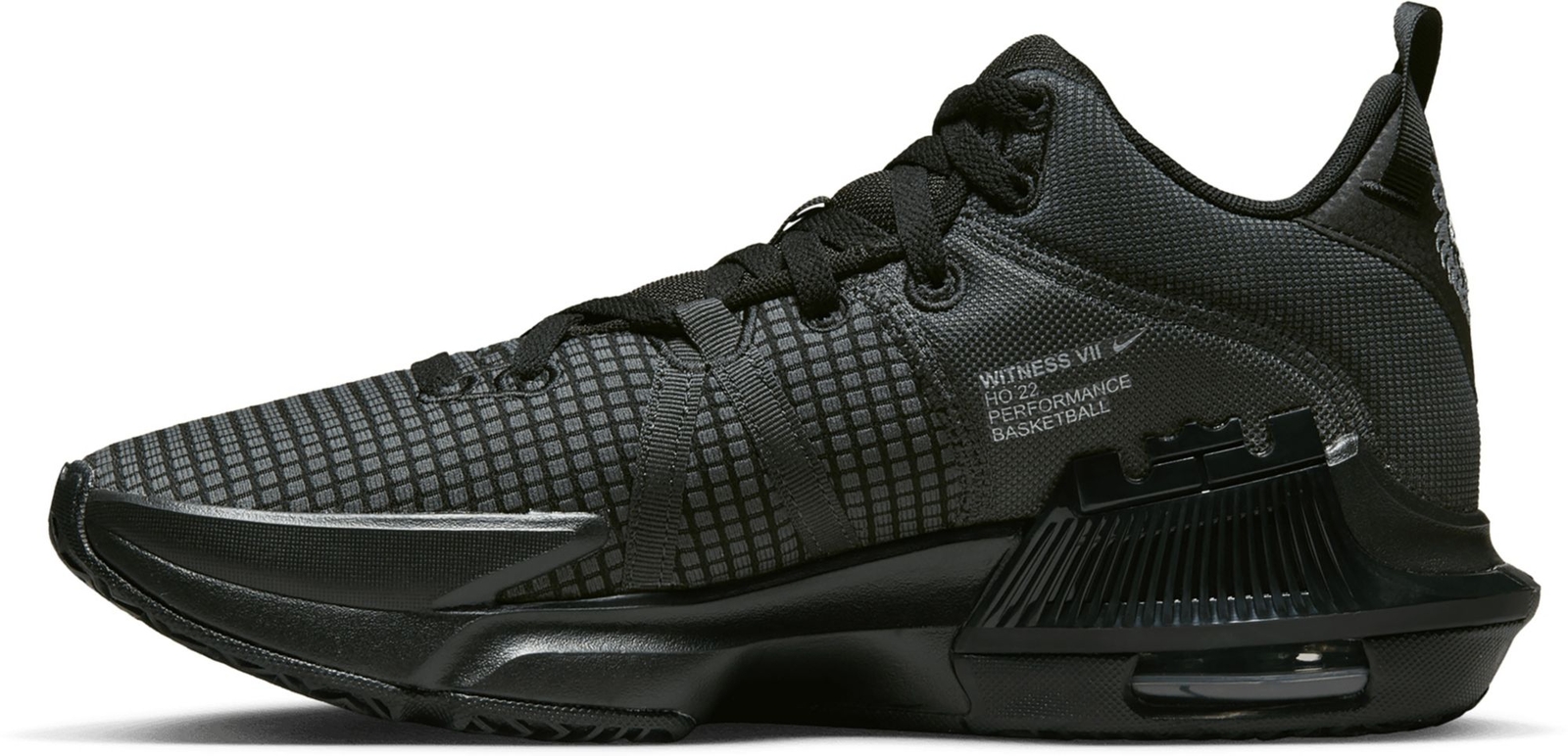 Nike LeBron Witness 7 Triple Black Lakers 2023 Basketball Nike LeBron Witness 7 Triple Black Lakers 2023 Basketball