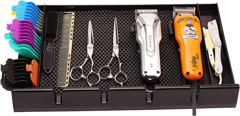 Barber Clipper Tray Organizer, Trimmer, Corded Clippers Hold