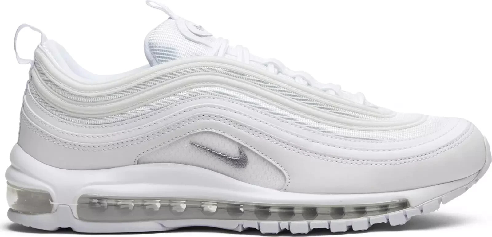 Кроссовки Nike Air Max 97 Triple White Wolf Grey 921826-101 мужские Новые