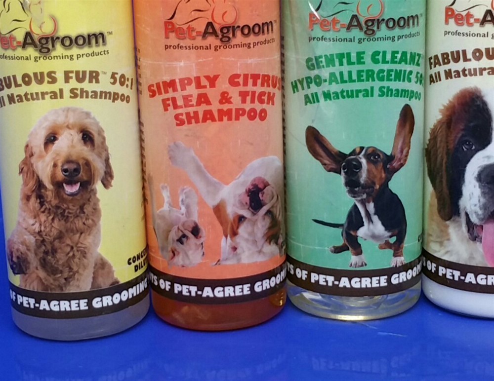 Lot of 8 Pet-Agroom Professional Grooming Products Shampoo Conditioner Flea Tick