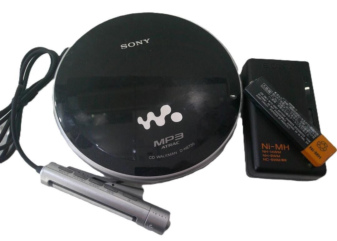 SONY D-NE730 S CD Walkman portable CD player Black Operation SONY D-NE730 S CD Walkman portable CD player Black Operation