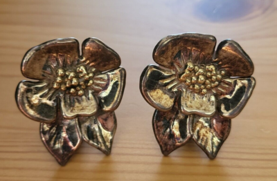 Large silver hotsell clip on earrings