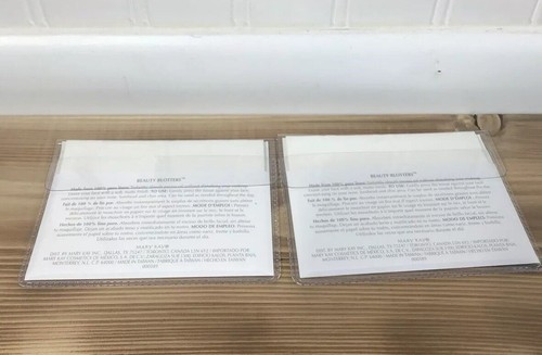 New! Lot of 2 Mary Kay Beauty Blotters Oil-Absorbing Tissues 75-150 Total