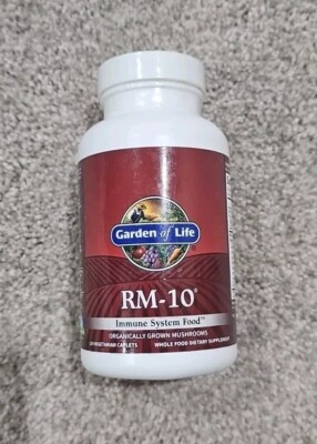 Garden Of Life RM-10 Immune System Support *LARGER 120 Capsules Exp 7/2024