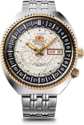 ORIENT Men's Watch Revival RN-AA0E01S Ivory Dial World Map Automatic Mechanical