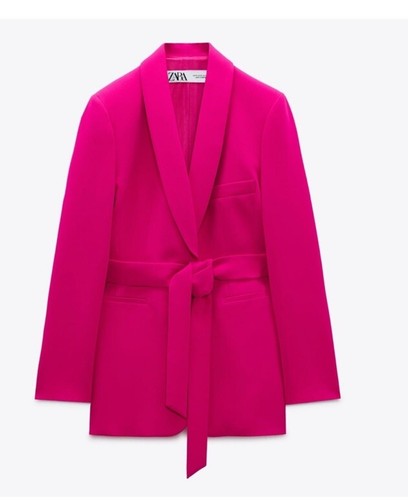 アウターその他 FEDERICA TOSI Woman Blazer Fuchsia GI0510CP0020 0863 Federica Tosi Outlet: Blazer in misto viscosa - Fuxia