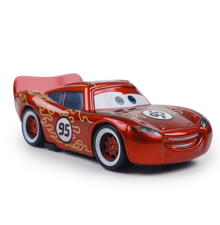 PIXAR New Cars 3 Patterned Lightning McQueen Latest Rare Style Diecast Toy Car