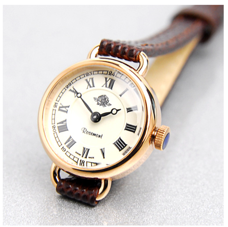 Pre-owned Rosemont Watch Rs45-05rm-br Lady Ems Shipping