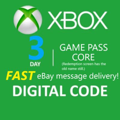 Ebay xbox live best sale code