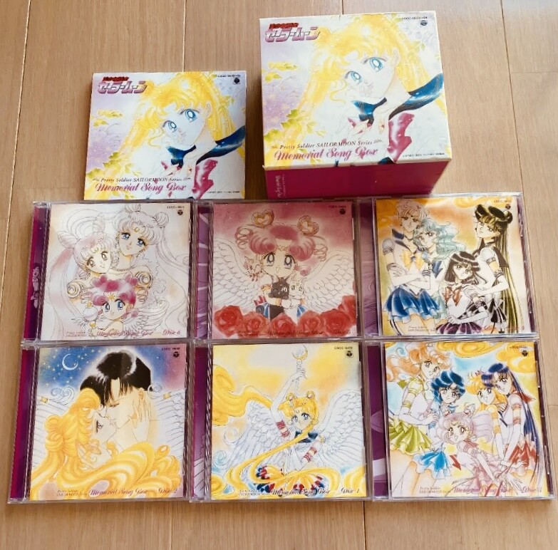 Sailor Moon Memorial Song Box CD 6 disc Booklet Orijginal