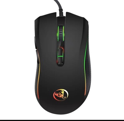 High Precision RGB Gaming Mouse With 3200 Dpi For E-sports And easy Wins.