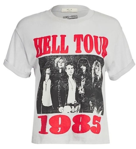 Guns N Roses 【 Next Door To Hell Long Sleeve T-Shirt Womens 】 レディース Guns N Roses Next Door To Hell Long Sleeve T-Shirt Washed