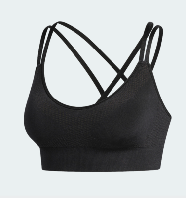 Buy Adidas All Me Light Support Sports Bra In Grey