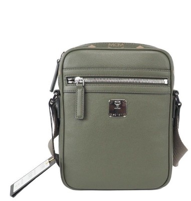 MCM Klassik Mini Sea Turtle Visetos Mixed Leather Multifunction Crossbody Bag Gr