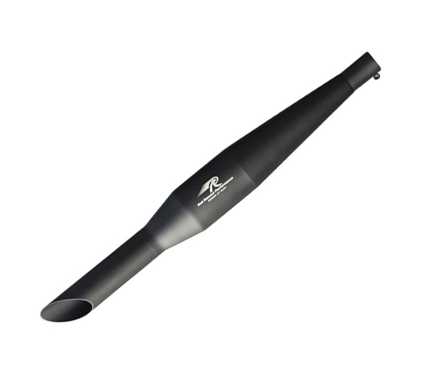 Fits Royal Enfield  Red Rooster Rumbler Exhaust Silencer Matte Black 