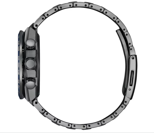 Pre-owned Citizen Attesa Cb5967-66l Act Line Black Titanium Series Japan Import