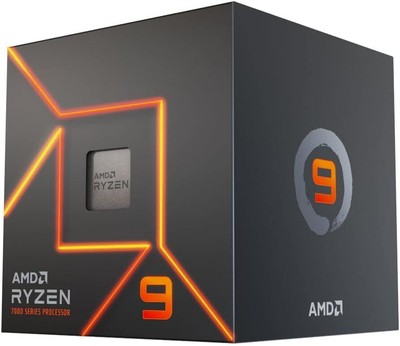 AMD CPU Ryzen 9 7900, with Wraith Prism Cooler 3.7GHz 12 cores / 24 threads 76MB