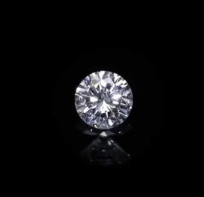 1 Pcs lab-Created First Grade  Diamond 4 mm Round D - F Certified Loose CVD