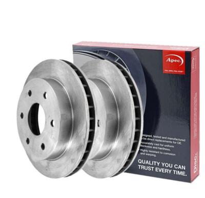 APEC Front Pair of Brake Discs for Peugeot 806 DHX(XUD9TE) 1.9 Jul 1995-Jul 2002