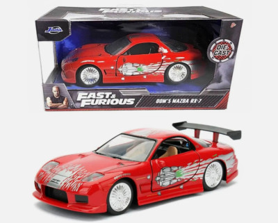Jada Toys 1:32 Fast & Furious - Dom's Mazda RX-7, Red 98377