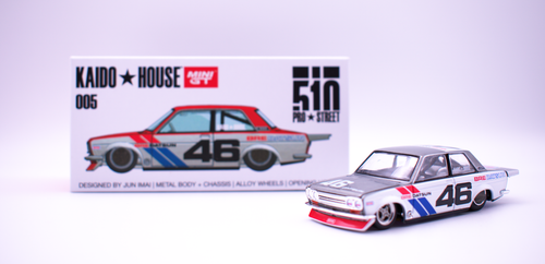Mini GT x Kaido House Datsun 510 Pro Street BRE #46 Version