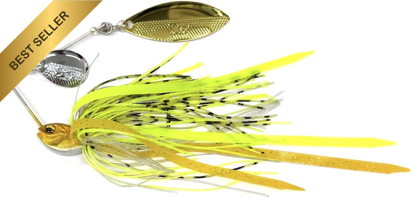 Spinnerbait Freshwater Fishing Lures Kit, Kayak Spinner Baits Lure Hard Metal Sp