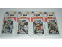 alle 4 Multipack mit LE13-16 Neu LEGO Star Wars Serie 2 Trading Card Game
