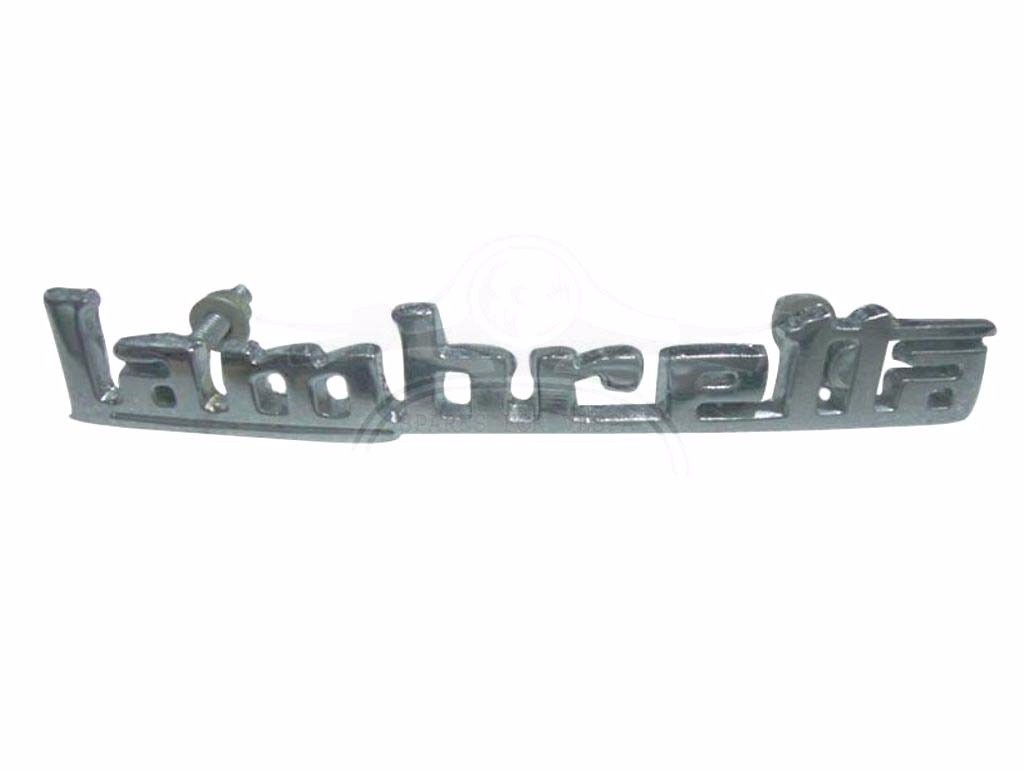 Lambretta GP Chrome Alloy Legshield Lambretta Badge  