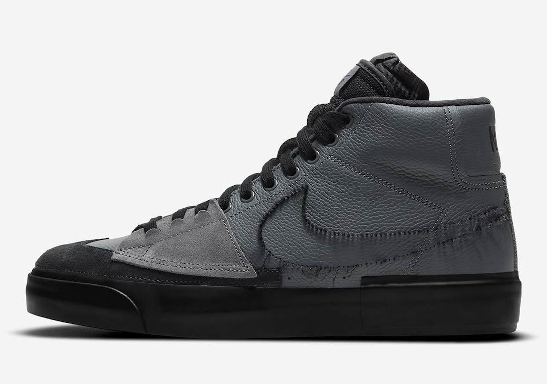 

Женские коньки Nike SB Zoom Blazer Mid Edge L Iron Grey Black DA2189-001 размер 5,5, Черный, Nike Sb Blazer Zoom
