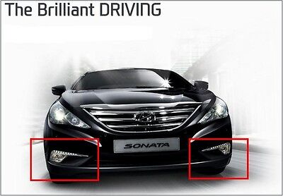 (Fits: Hyundai 2014+ Sonata) LED DRL Daytime Running Positioning Fog Light Lamp