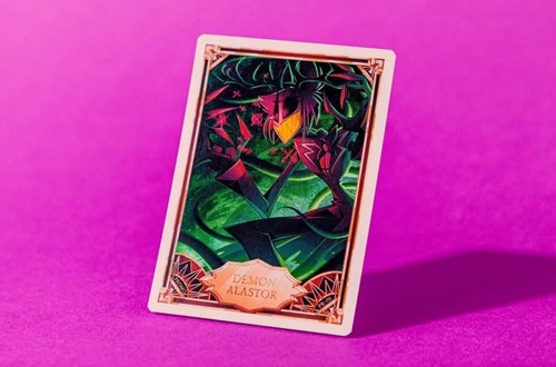 【2nd】Hazbinhotel Alastor Foil Hazbin Hotel Trading Card Demon Alastor Foil Promo Card