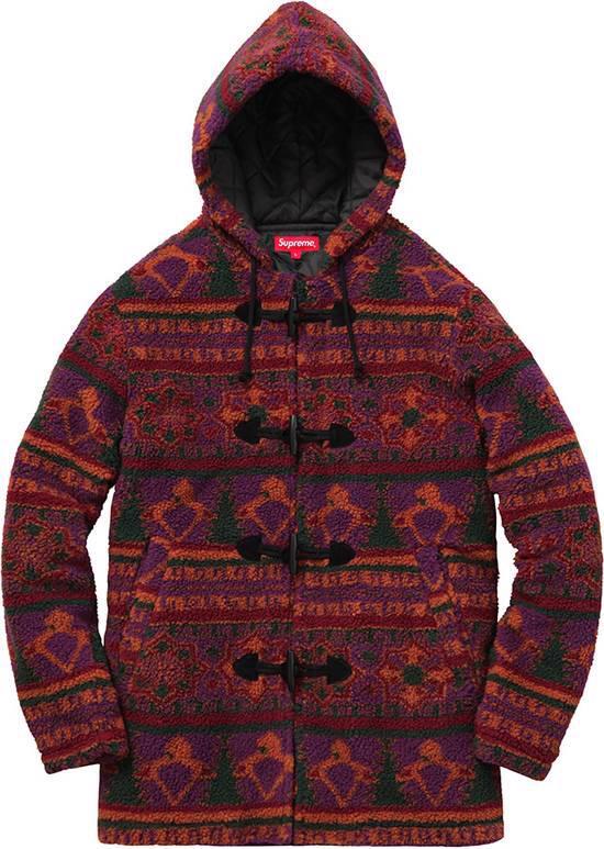 ジャケット・アウター Supreme Sherpa Fleece Toggle Jacket M Supreme Sherpa Fleece Toggle Jacket Small Magenta | eBay