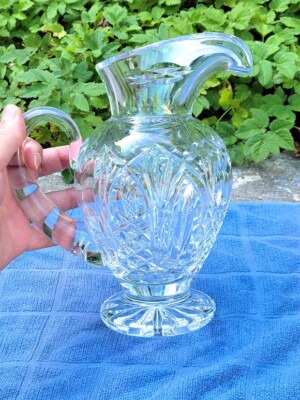 Waterford Crystal Romance of Ireland Bunratty 38oz Large Pitcher Heavy BEAUTIFUL