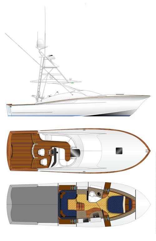 F&S Yachts 40' Composite Hull 17