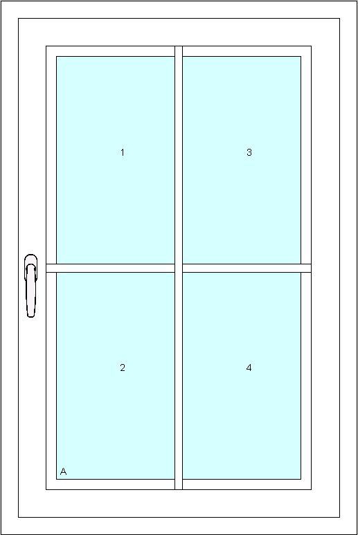 Fenster - Sprosse Zum NachrÃ¼Sten - Kunststoff  Sprosse Selbstklebend-WeiÃ     /A