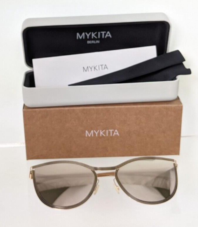 Pre-owned Mykita Brand Authentic  Studio 6.2 Sunglasses Col 342 58mm In Gold