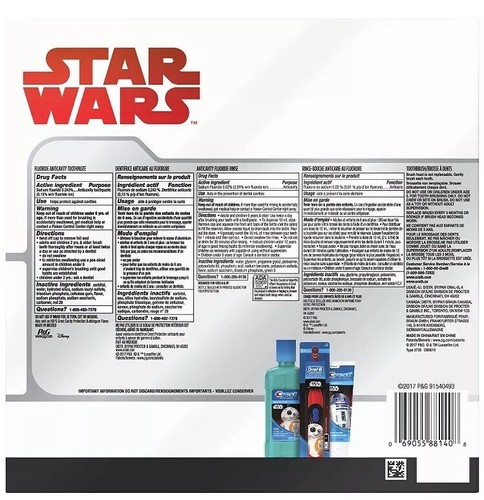 Oral-B and Crest Kids Premium Holiday Pack Featuring Disney's STAR WARS