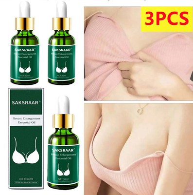 3PCS Women Breast Enlargement Massage Essential Oil Serum Firming Lifting Cream