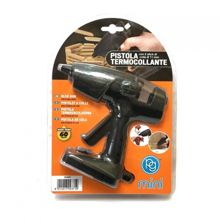 PISTOLA INCOLLATRICE PER COLLA A CALDO PROFESSIONALE + 2 stick ? 11 mm PG MINI