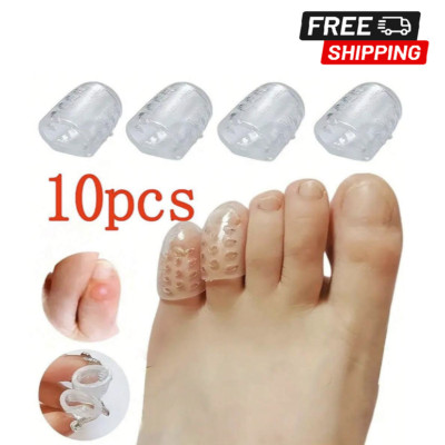 10pcs Silicone Shoe Toe Anti-Friction Breathable Toe Protectors-For Pain Relief