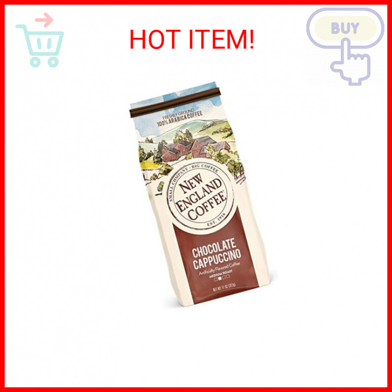 New England Coffee Chocolate Cappuccino Medium Roast Ground 