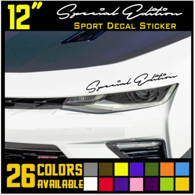 SPECIAL EDITION Decal Sticker Racing Performance Sport Car Truck Emblem logo [1]