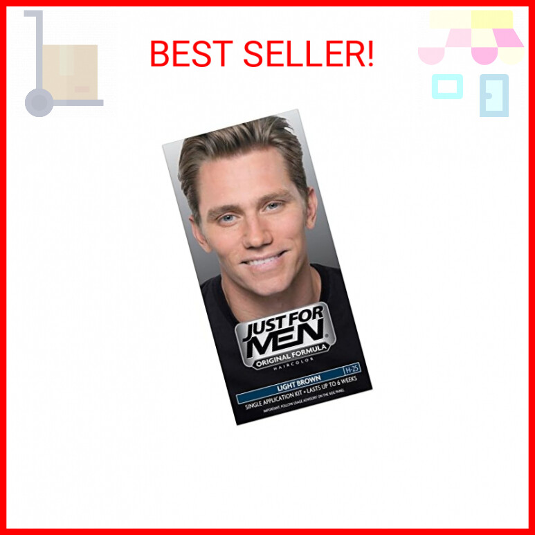 Just For Men Original Formula Men's Hair Color, Light Brown