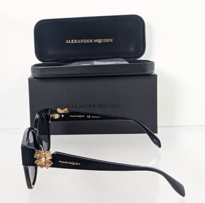 Pre-owned Alexander Mcqueen Brand Authentic  Sunglasses Am 0370 001 56mm Frame In Gray