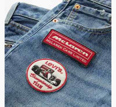 Levi's  X Mclaren Racing Heritage 501  Jeans Medium Indigo 33Wx30L 