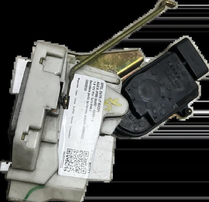 9204932 SERRATURA PORTA POSTERIORE SINISTRO OPEL AGILA (H00) (08/03>01/08<) 1.0
