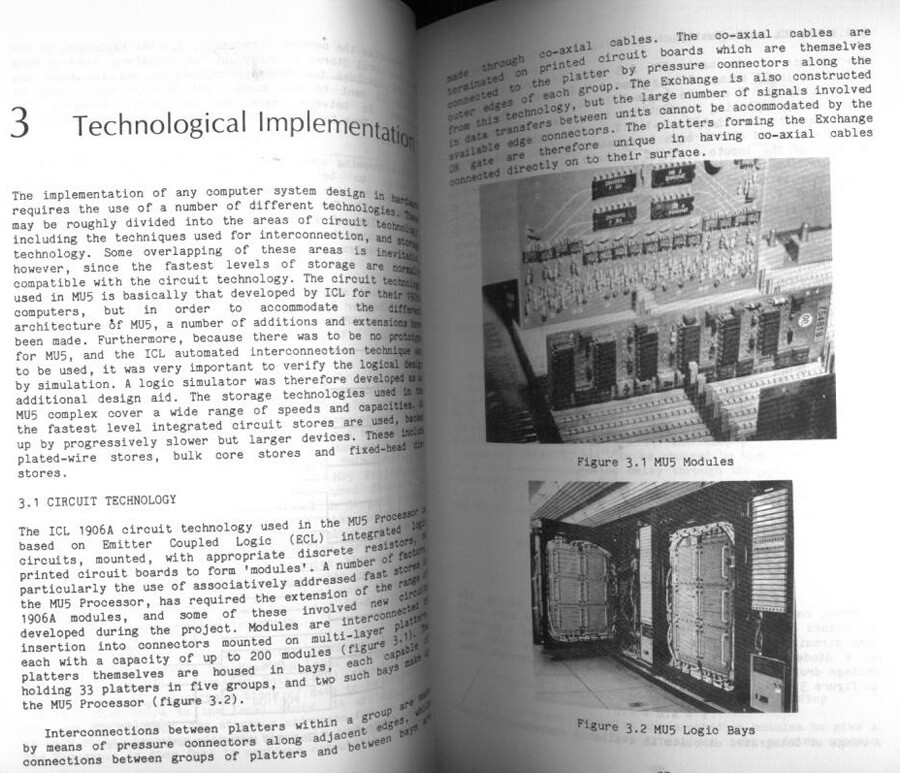 1977 Manchester MU5 Computer History Ferranti Mark 1 MUSE Williams Tube Memory