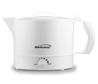 BRAND NEW Brentwood KT-32W BPA Free 32oz Electric Kettle Hot...