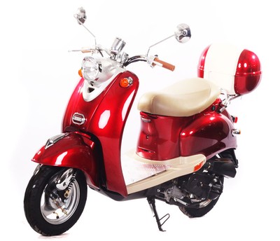 NEW under 50cc Moped 49cc Retro Vintage Gas Scooter Motor Bike 100% Street Legal